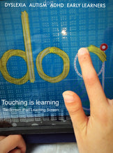 TacScreen Learning Screen & Screen Protector for iPad Large (12.04 x 8.69) Early Ed & Dyslexia